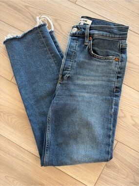 Re/Done 70’s Stove Pipe Vintage-Inspired Jeans